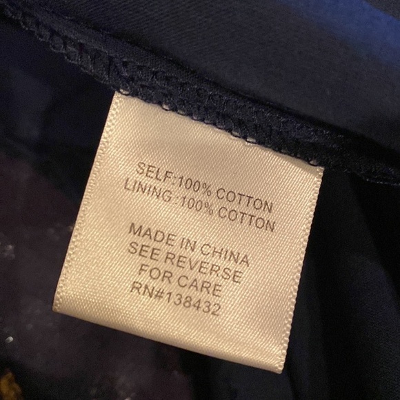 Modcloth Navy Blue and gold polka dot Only You dress - Picture 7 of 7